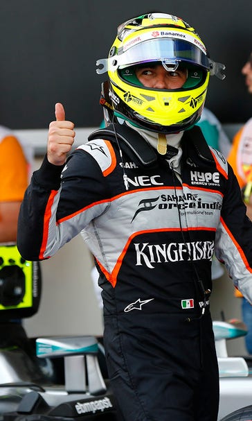 Sergio Perez qualified second for F1 race, but will start seventh